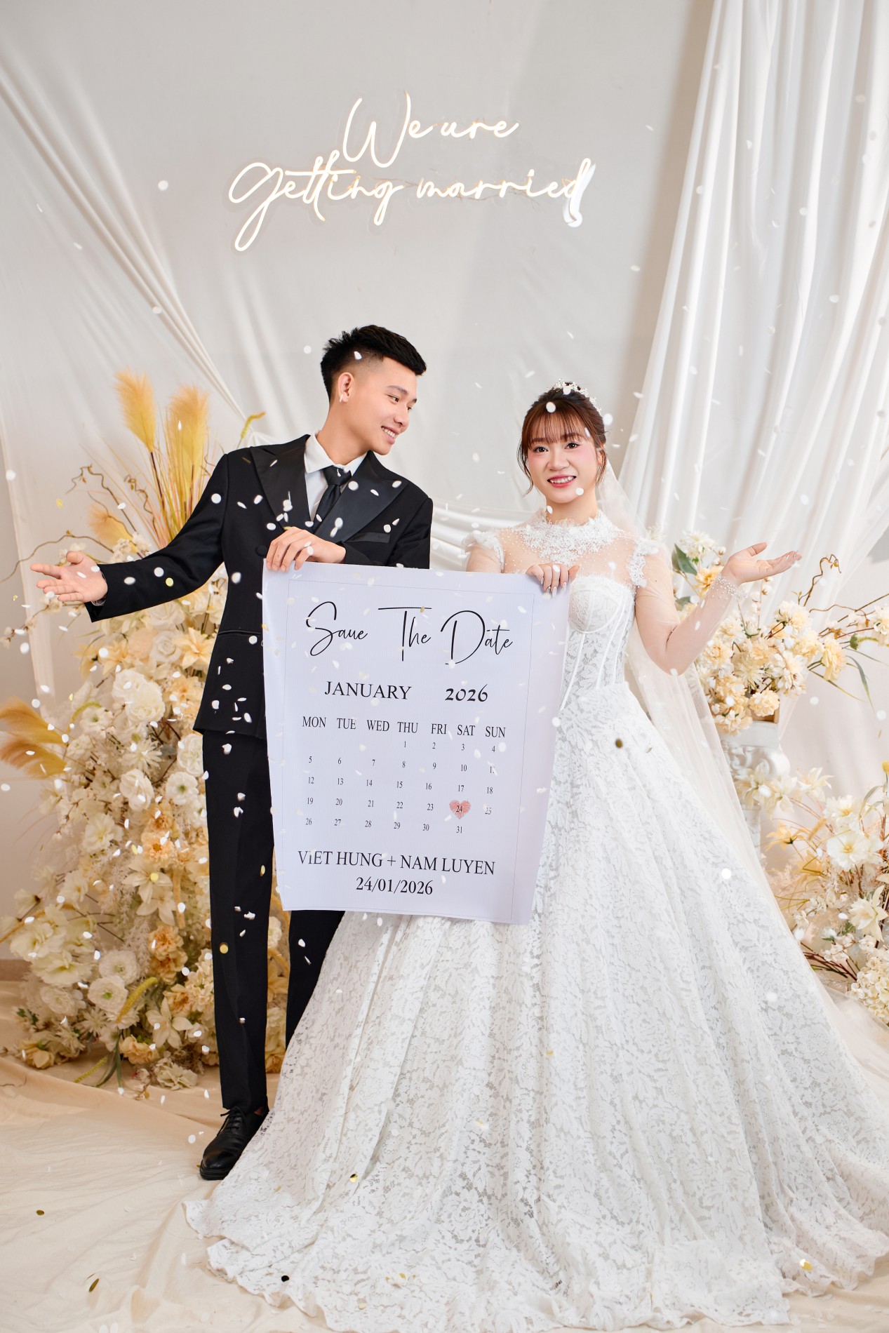 Thư mời tiệc cưới Việt Hùng ♥ Nam Luyến